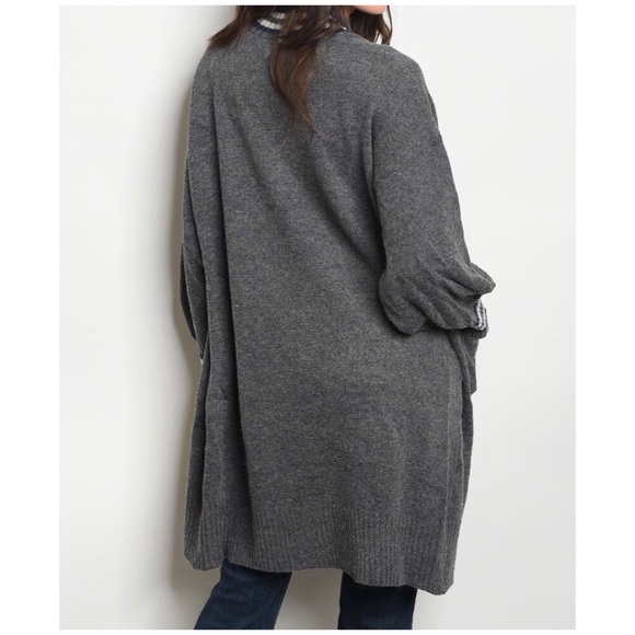 LAST1️⃣//MOCHA VARSITY STRIPED CARDIGAN - Picture 7 of 8